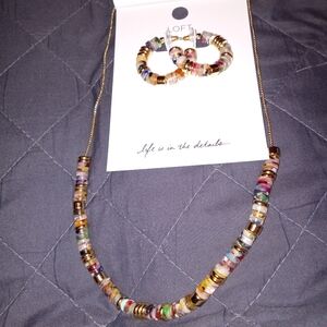 Loft brand Necklace and earrings bundle
